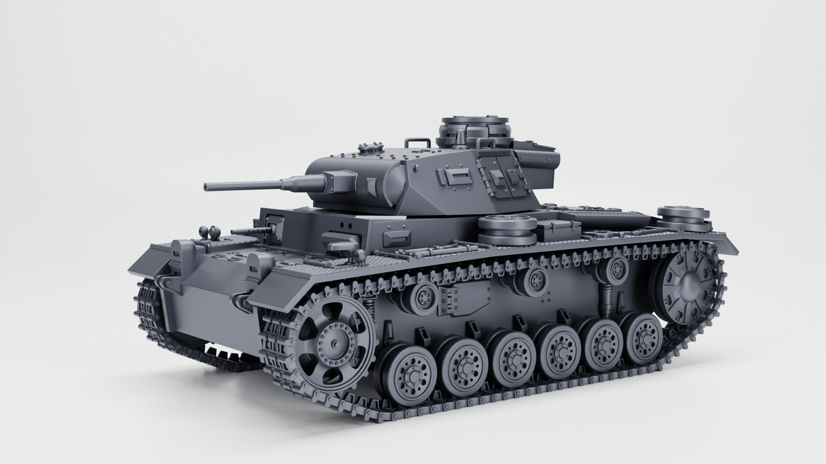 WG3D Panzer III Ausf.G (standard+winter edition) (Germany, WW2)