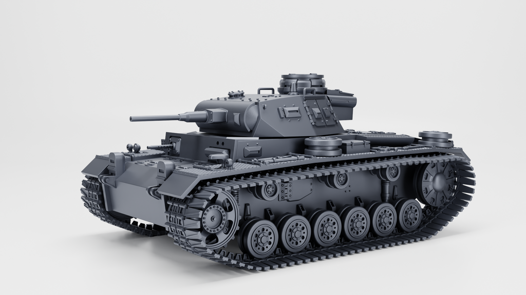 WG3D Panzer III Ausf.G (standard+winter edition) (Germany, WW2)