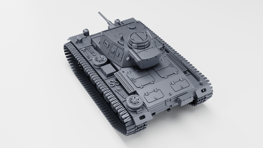 WG3D Panzer III Ausf.G (standard+winter edition) (Germany, WW2)