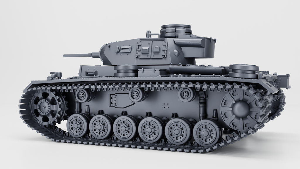 WG3D Panzer III Ausf.G (standard+winter edition) (Germany, WW2)