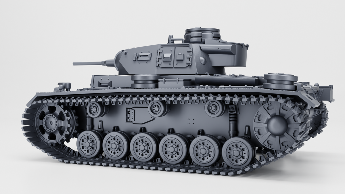 WG3D Panzer III Ausf.G (standard+winter edition) (Germany, WW2)