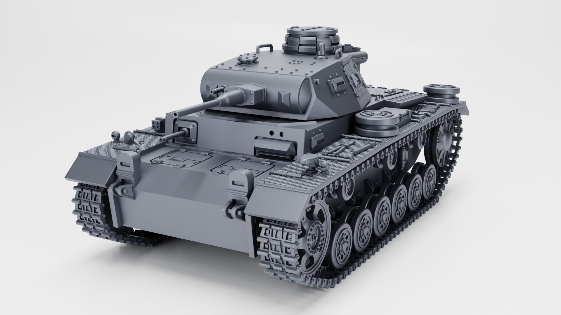 WG3D Panzer III Ausf.G (standard+winter edition) (Germany, WW2)