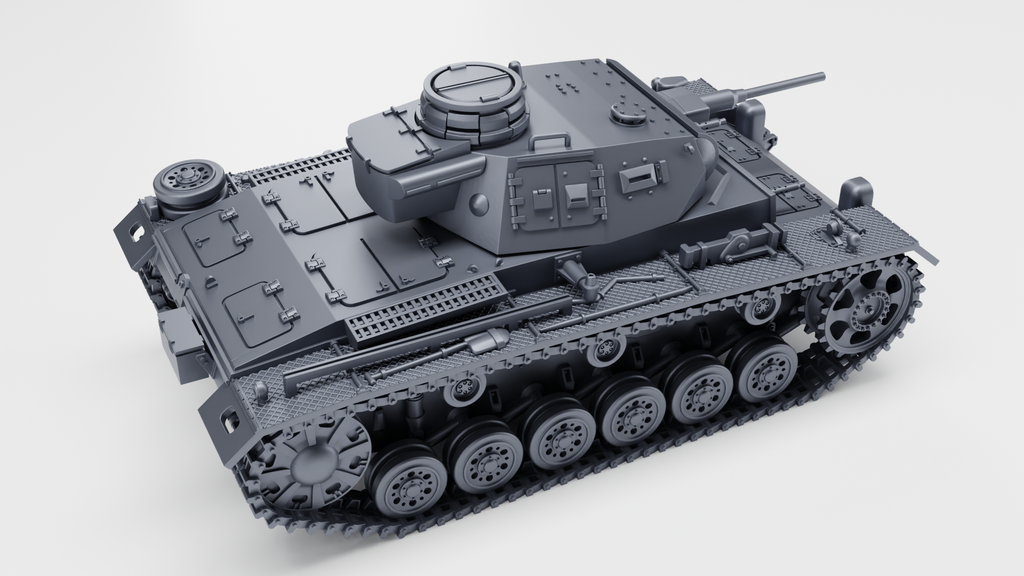 WG3D Panzer III Ausf.G (standard+winter edition) (Germany, WW2)