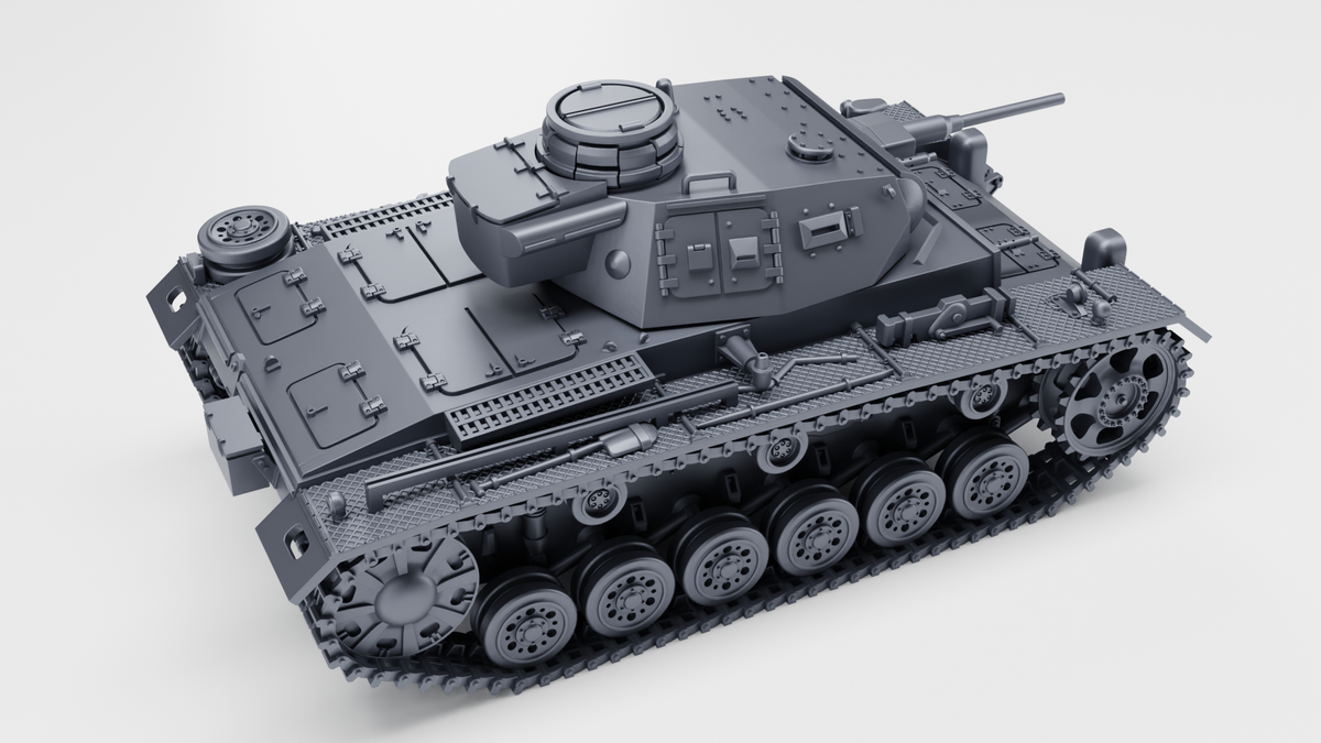 WG3D Panzer III Ausf.G (standard+winter edition) (Germany, WW2)
