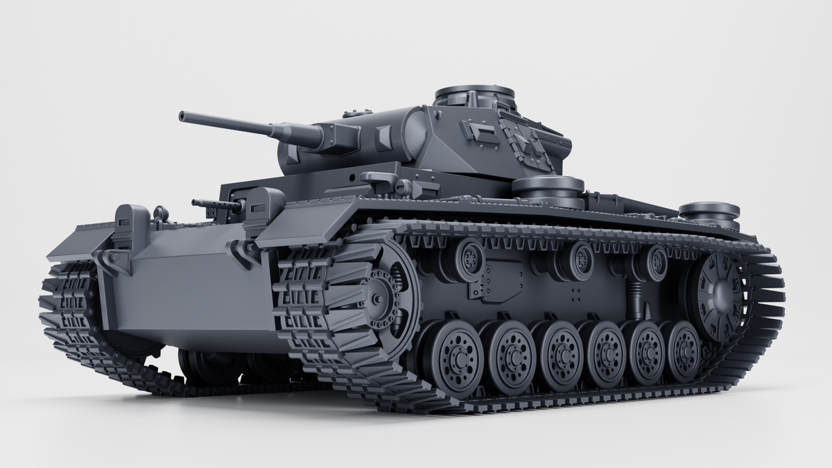 WG3D Panzer III Ausf.G (standard+winter edition) (Germany, WW2)