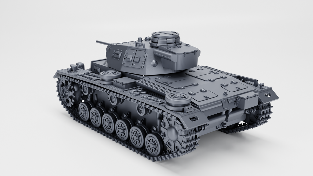 WG3D Panzer III Ausf.G (standard+winter edition) (Germany, WW2)