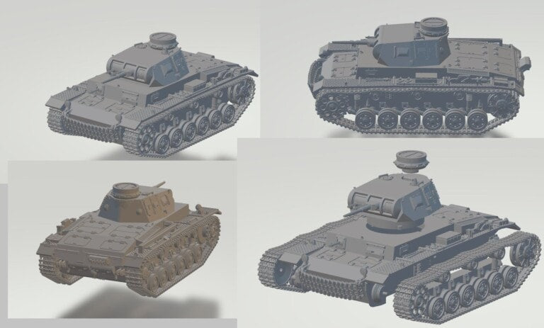 Arvernes Panzer 3 Ausf E-F-G (Germany, WW2)