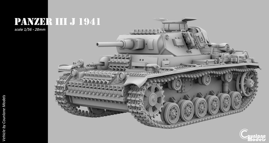 Counlane Panzer III J 1941 (Germany, WWII)