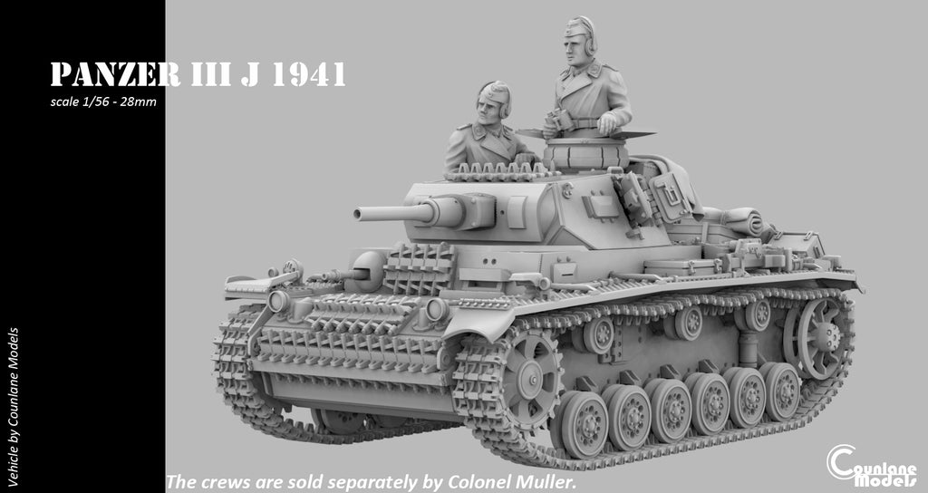 Counlane Panzer III J 1941 (Germany, WWII)