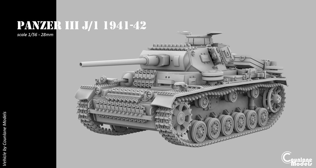 Counlane Panzer III J1 1941-42 (Germany, WWII)