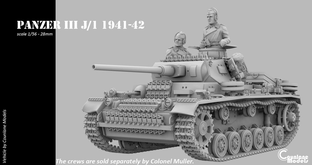 Counlane Panzer III J1 1941-42 (Germany, WWII)
