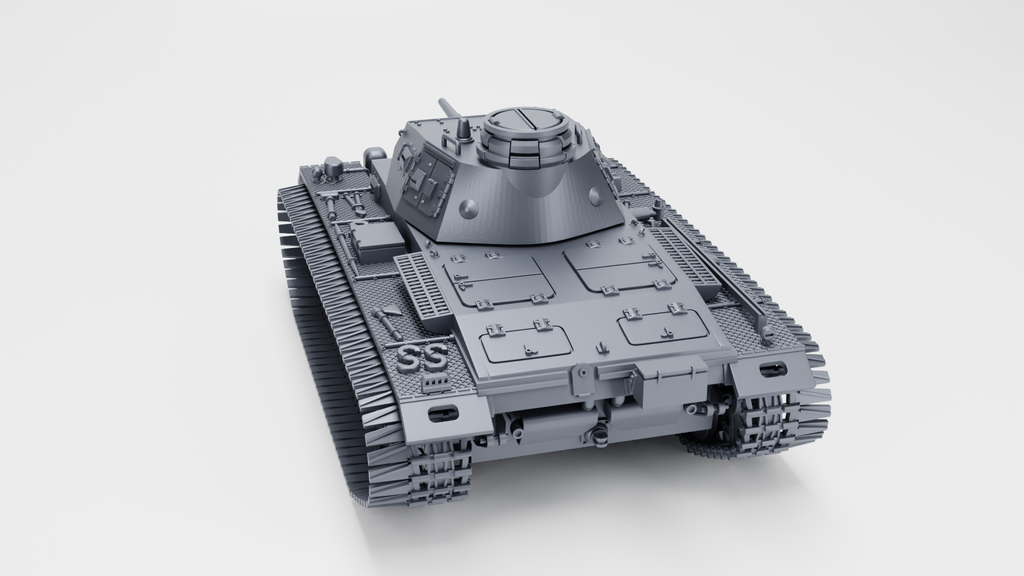 WG3D Panzer III Ausf.E  (standard+winter edition) (Germany, WW2)
