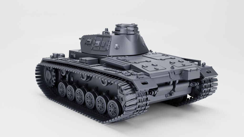 WG3D Panzer III Ausf.E  (standard+winter edition) (Germany, WW2)
