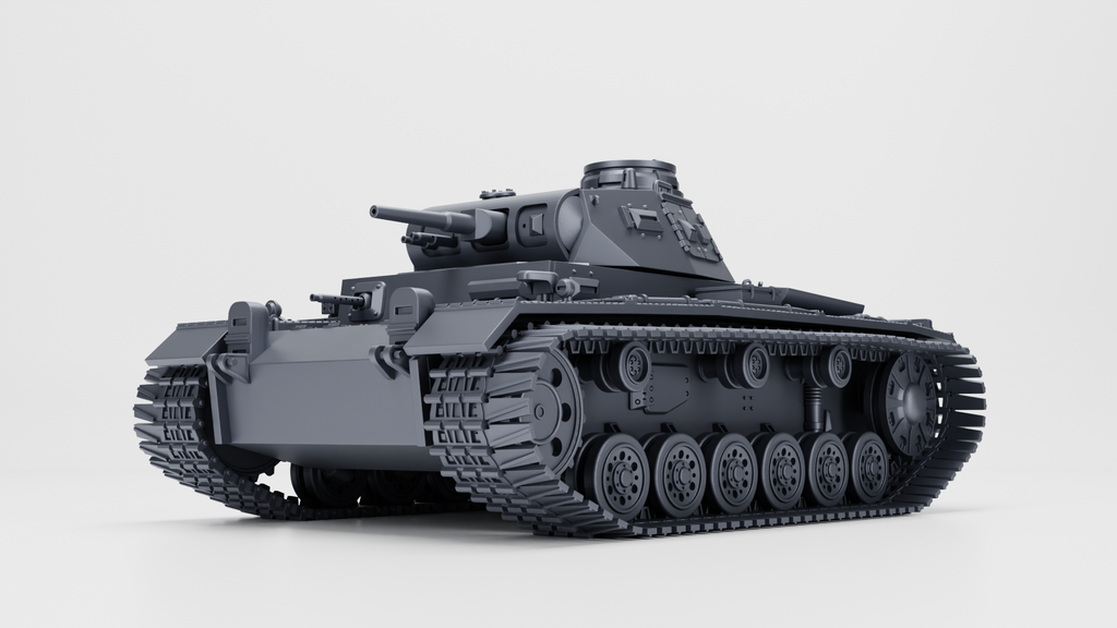 WG3D Panzer III Ausf.E  (standard+winter edition) (Germany, WW2)