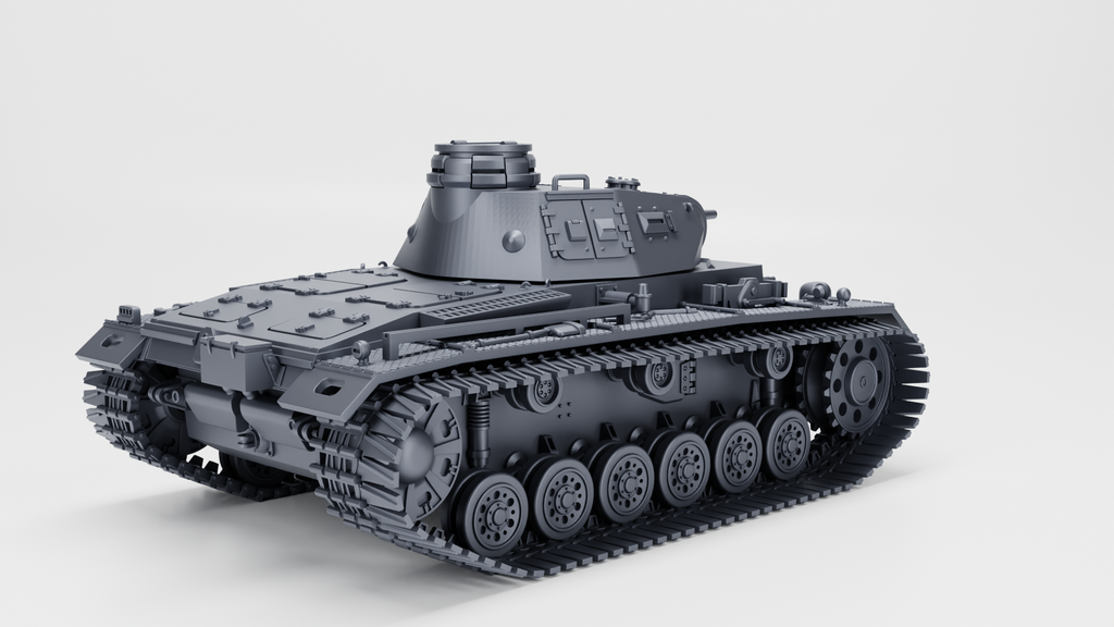 WG3D Panzer III Ausf.E  (standard+winter edition) (Germany, WW2)