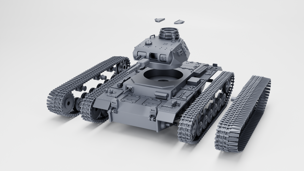 WG3D Panzer III Ausf.E  (standard+winter edition) (Germany, WW2)
