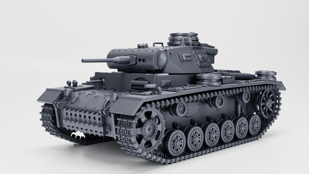 WG3D Panzer III Ausf.H  (Germany, WW2)