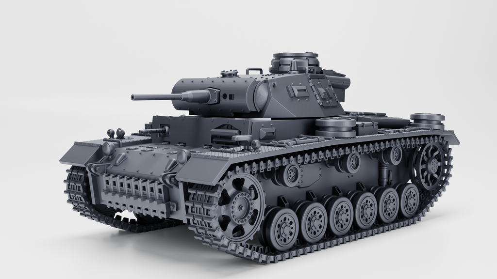 WG3D Panzer III Ausf. H (Germany, WW2)