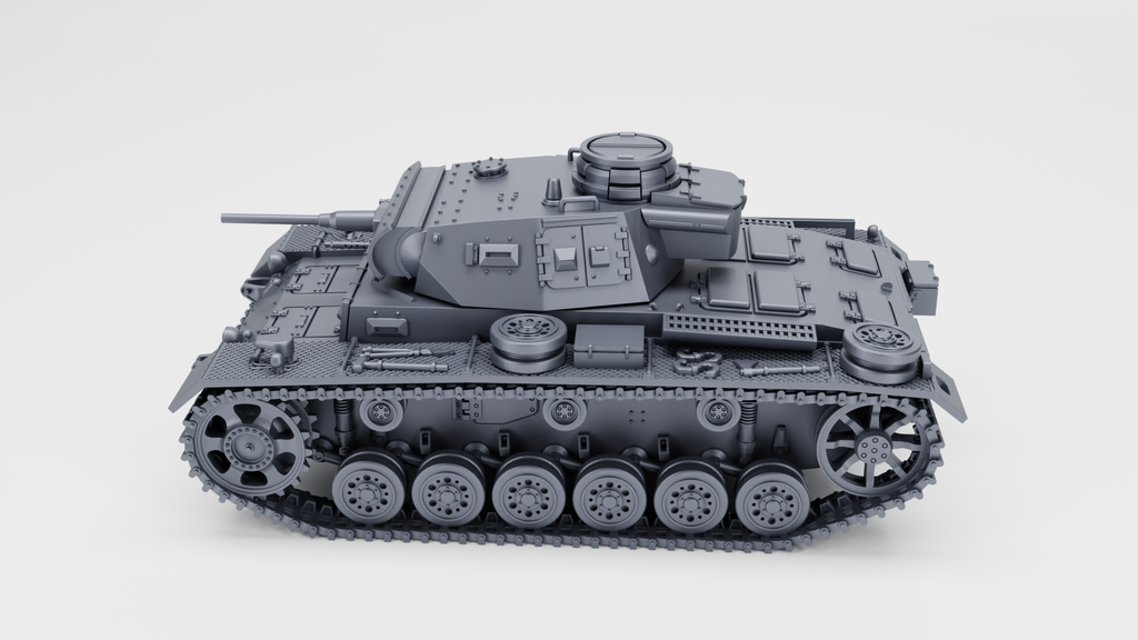 WG3D Panzer III Ausf.H  (Germany, WW2)
