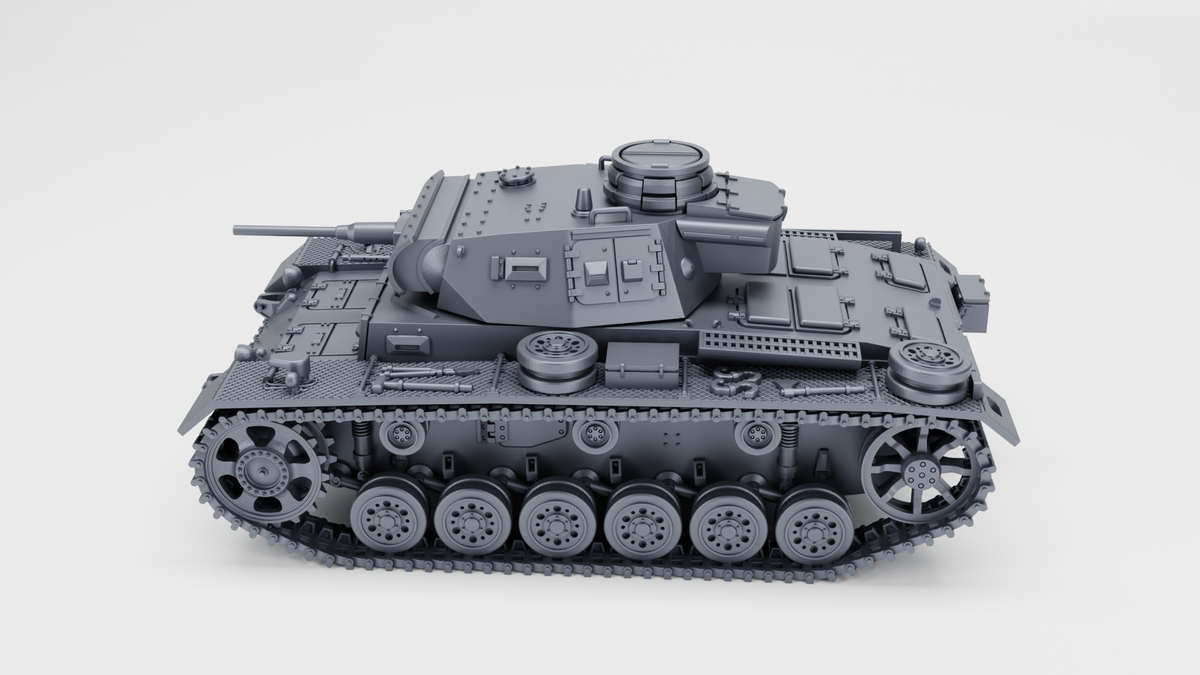 WG3D Panzer III Ausf.H  (Germany, WW2)