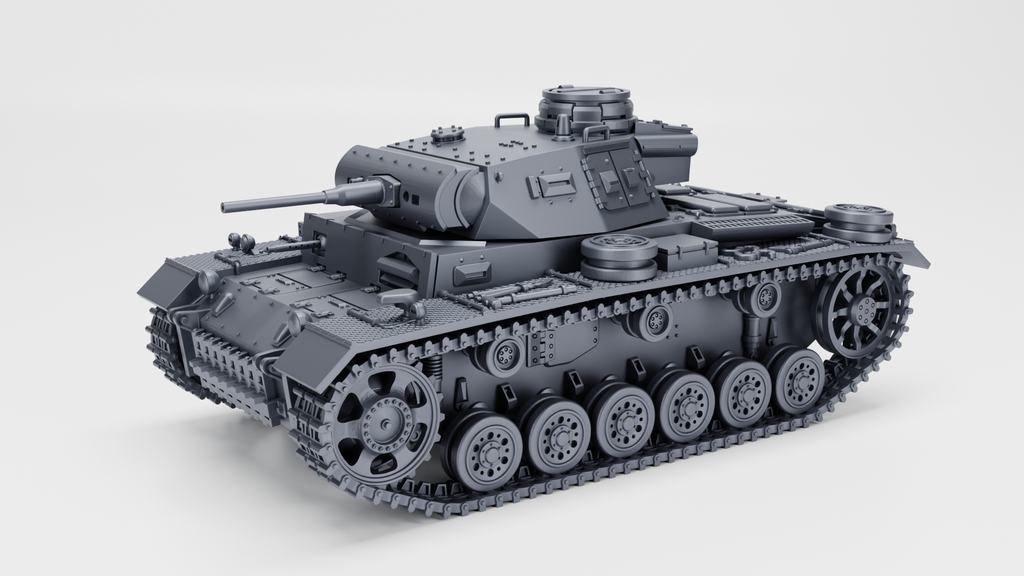 WG3D Panzer III Ausf. H (Germany, WW2)
