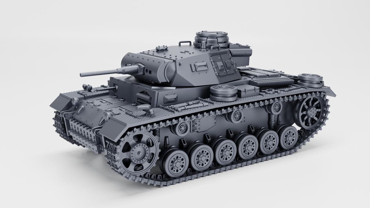 WG3D Panzer III Ausf. H (Germany, WW2)