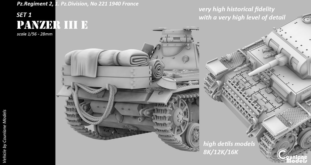 Counlane Panzer III E 1938/39 (Germany, WW2)