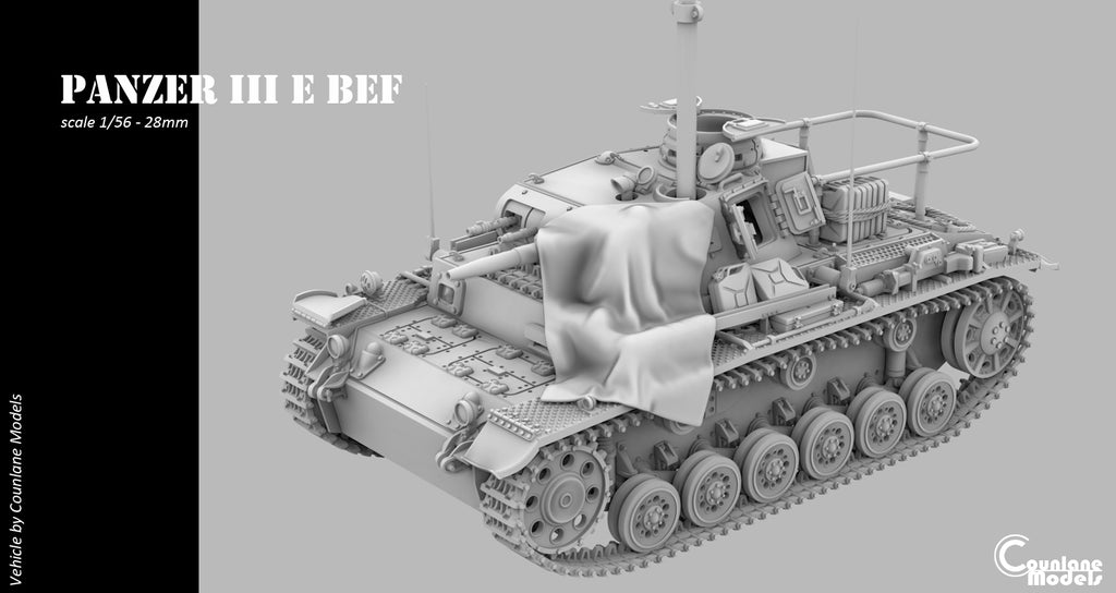 Counlane Panzer III Ausf E Befehlswagen (BEF) 1940 (Germany, WW2)