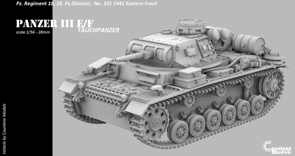 Counlane Panzer III E Tauchpanzer 1940 (Germany, WW2)