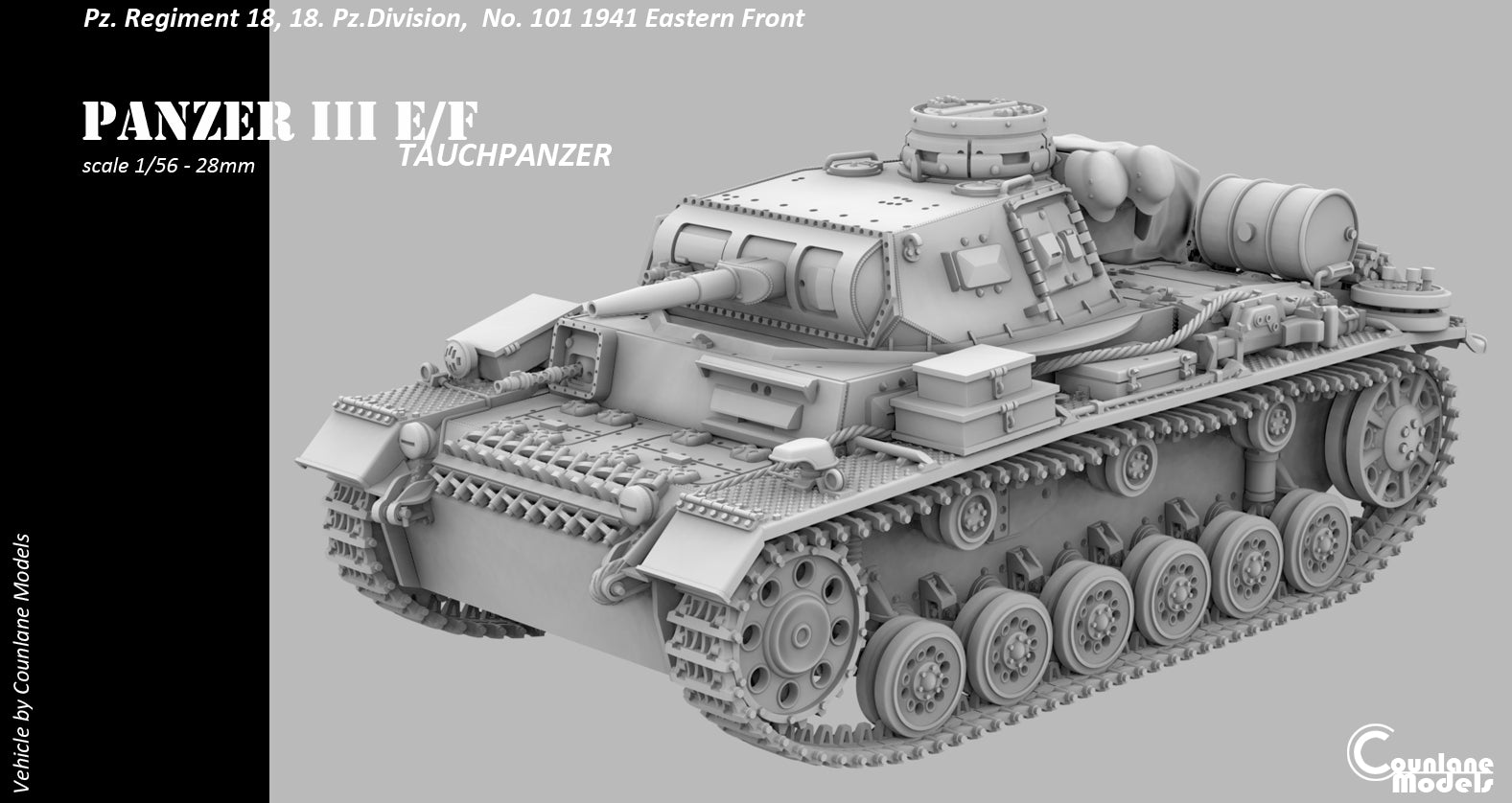 Counlane Panzer III E Tauchpanzer 1940 (Germany, WW2)