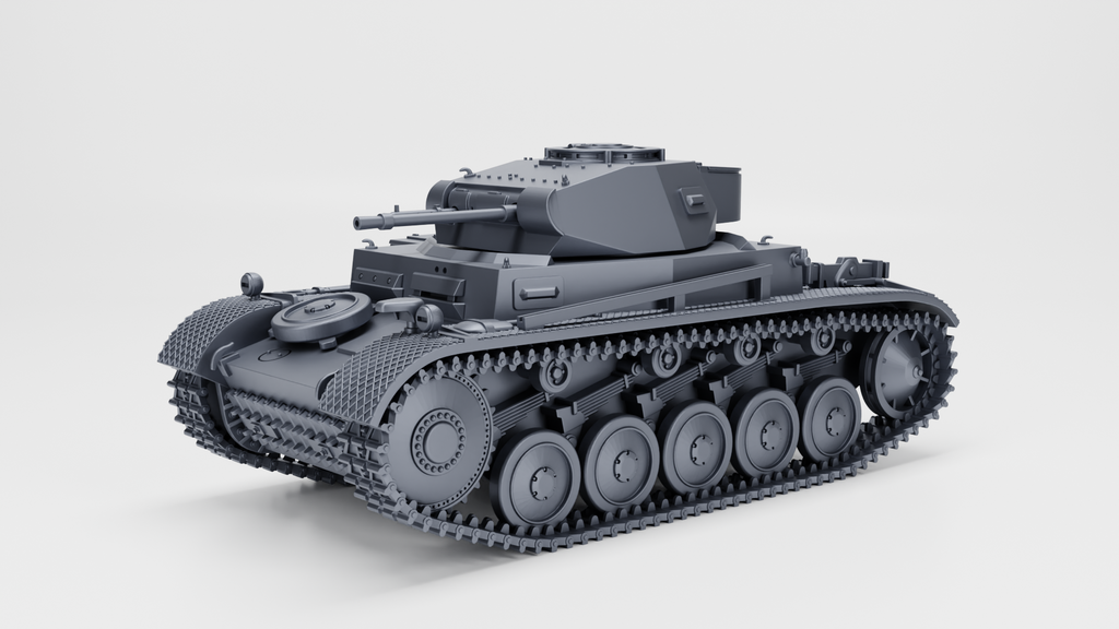 WG3D Panzer II Ausf F (Germany, WW2)