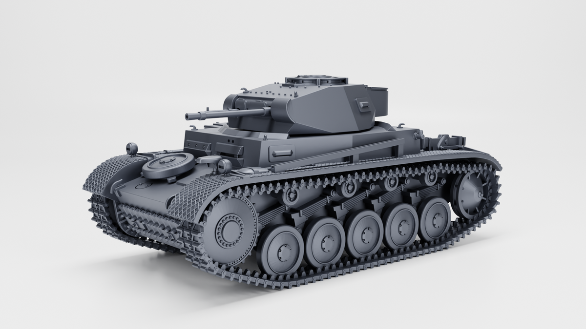 WG3D Panzer II Ausf F (Germany, WW2)