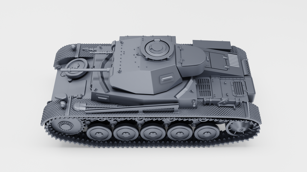 WG3D Panzer II Ausf F (Germany, WW2)