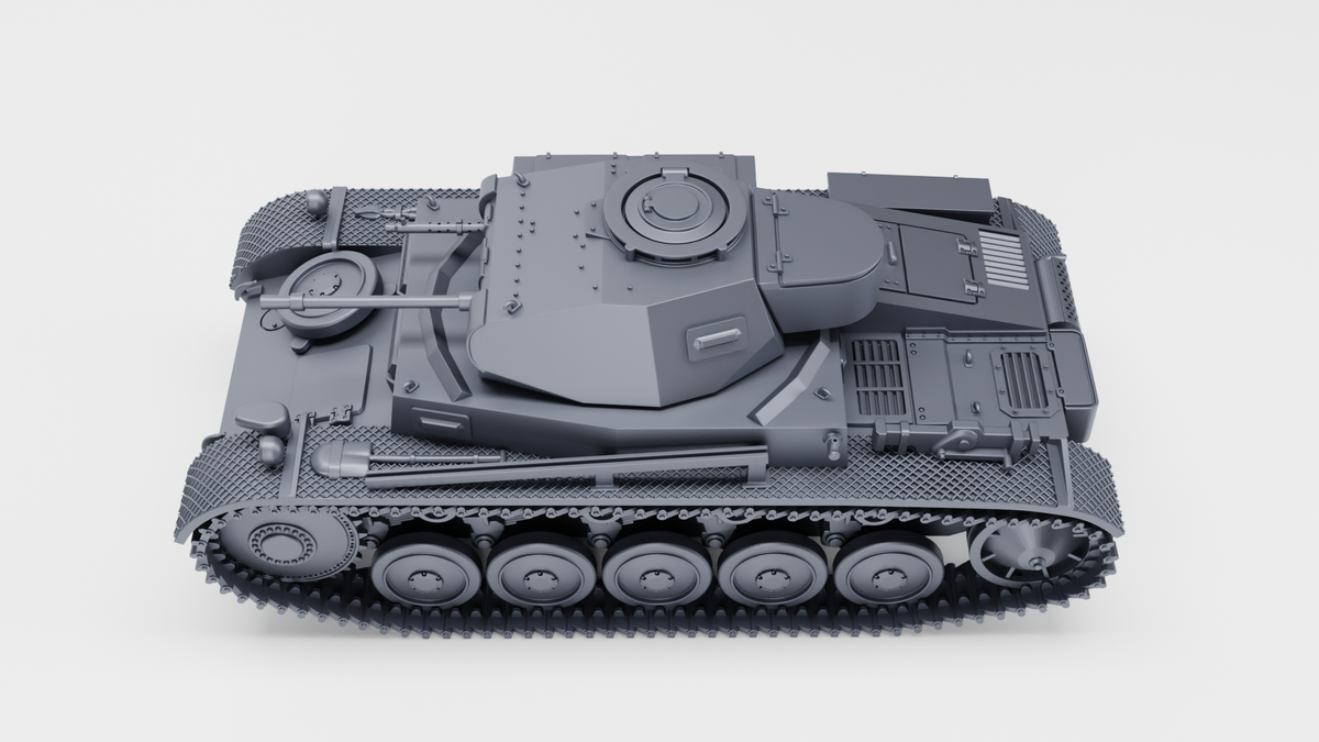 WG3D Panzer II Ausf F (Germany, WW2)