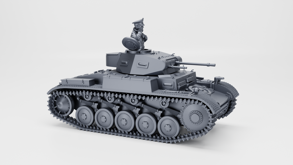 WG3D Panzer II Ausf F (Germany, WW2)