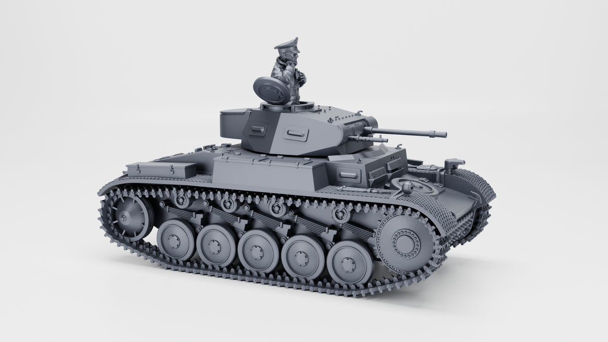 WG3D Panzer II Ausf F (Germany, WW2)