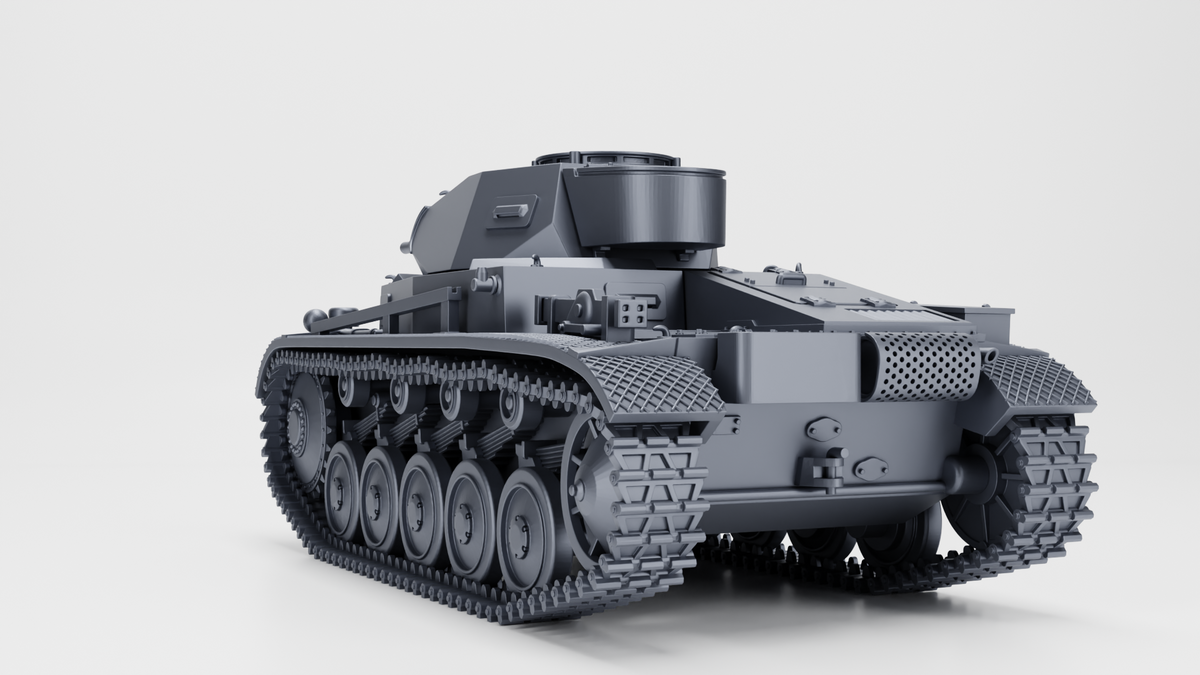 WG3D Panzer II Ausf F (Germany, WW2)