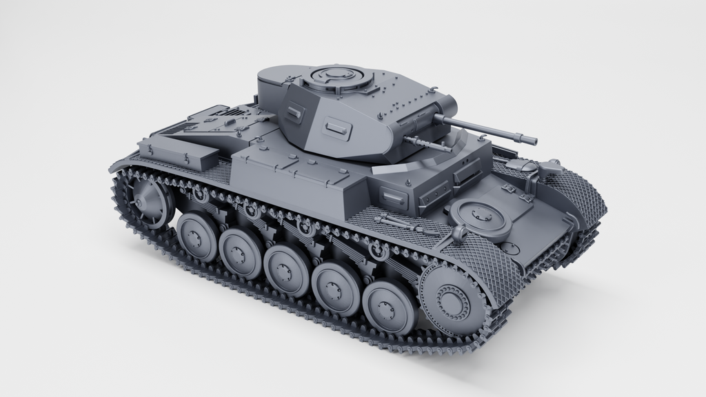 WG3D Panzer II Ausf F (Germany, WW2)