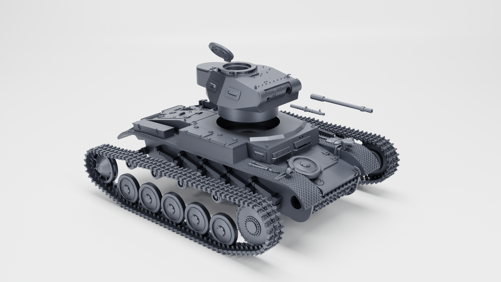 WG3D Panzer II Ausf F (Germany, WW2)