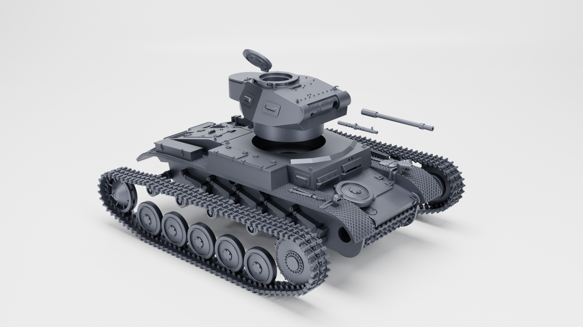 WG3D Panzer II Ausf F (Germany, WW2)