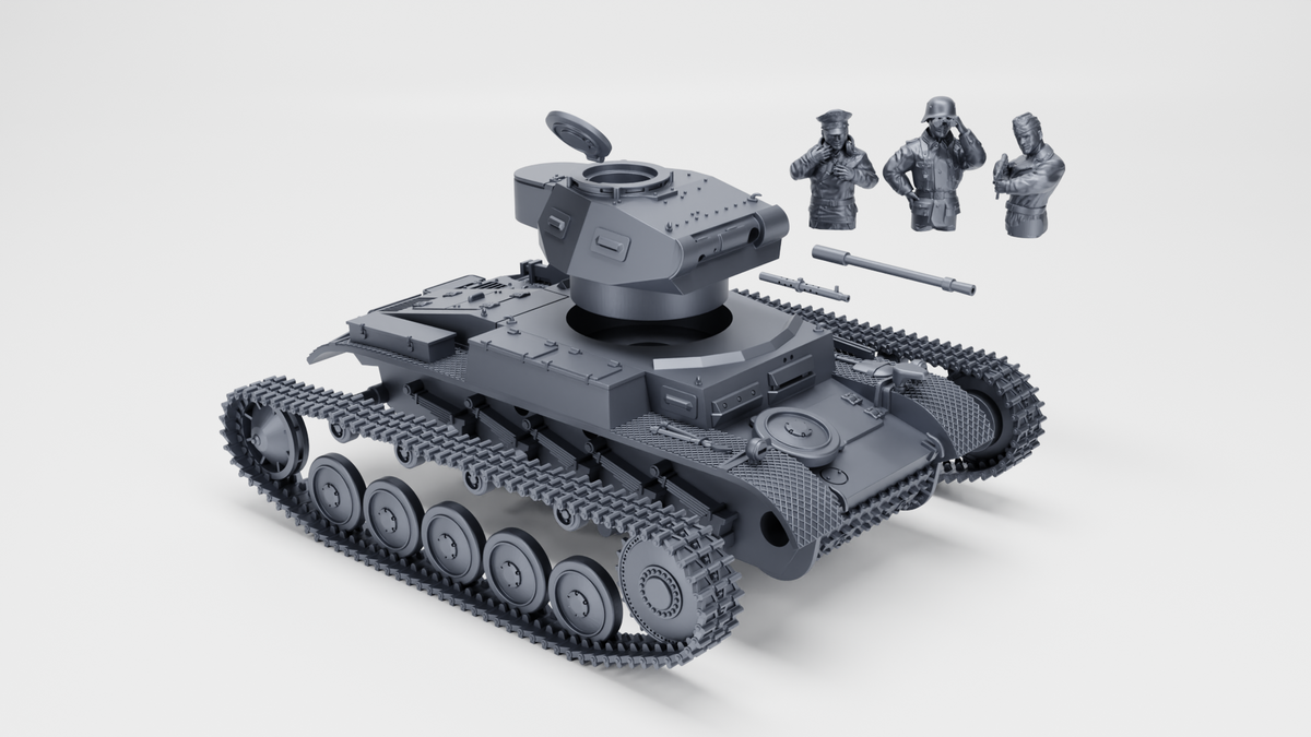 WG3D Panzer II Ausf F (Germany, WW2)