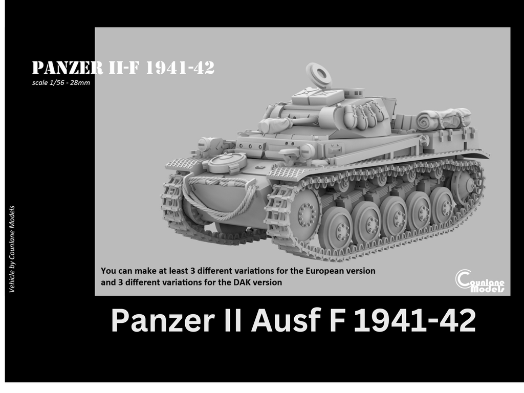 Counlane Panzer II Ausf F (Germany, WW2)