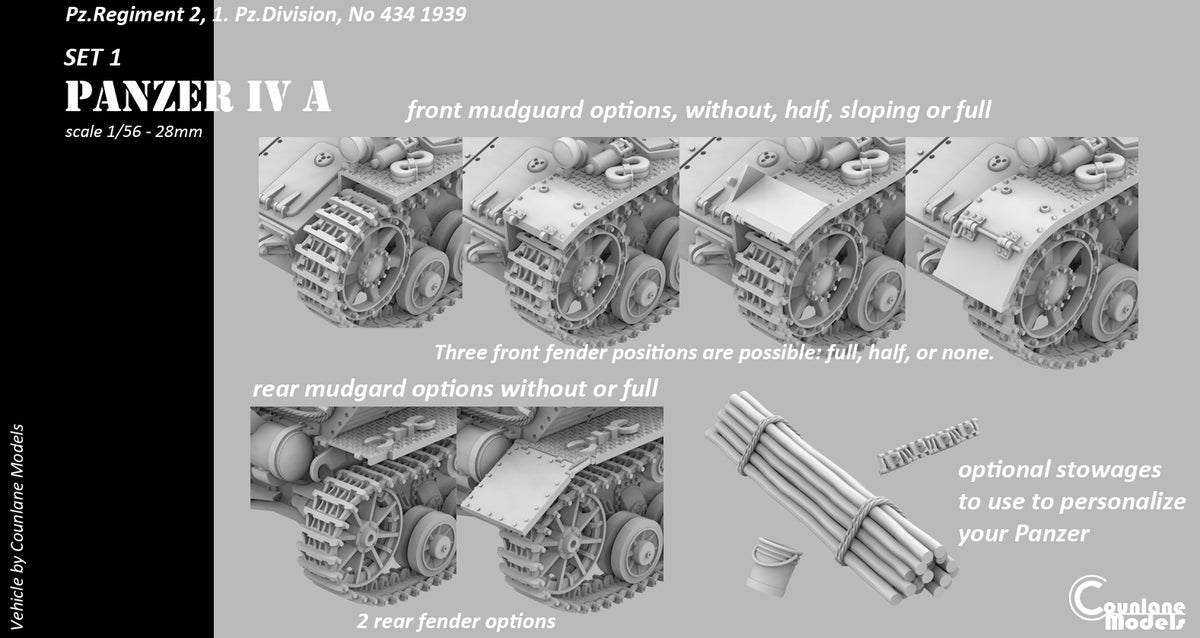 Counlane Panzer IV Ausf A 1939 (Germany, WW2)