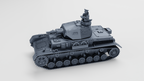 WG3D Panzer IV Ausf.C + 3 Tankmen (Germany, WW2)
