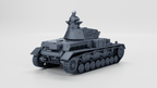 WG3D Panzer IV Ausf.C + 3 Tankmen (Germany, WW2)