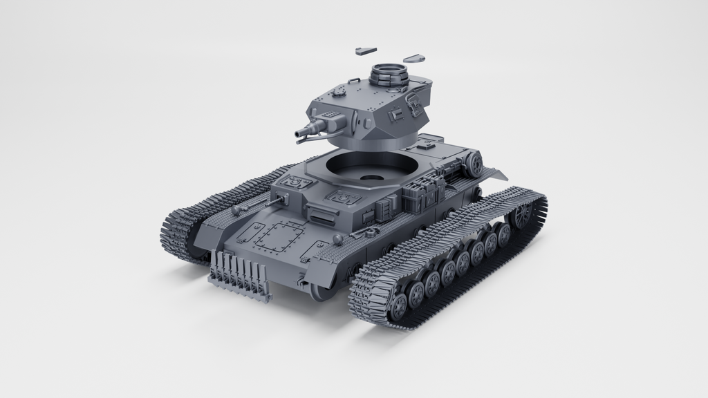WG3D Panzer IV Ausf.D (standard+winter edition) (Germany, WW2)