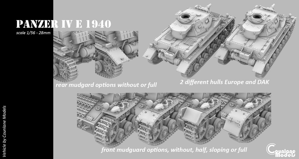 Counlane Panzer IV Ausf. E (Germany, WW2)