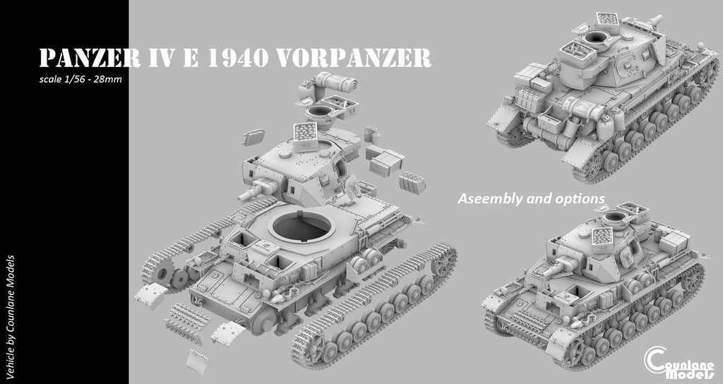 Counlane Panzer IV Ausf. E Vorpanzer (Germany, WW2)