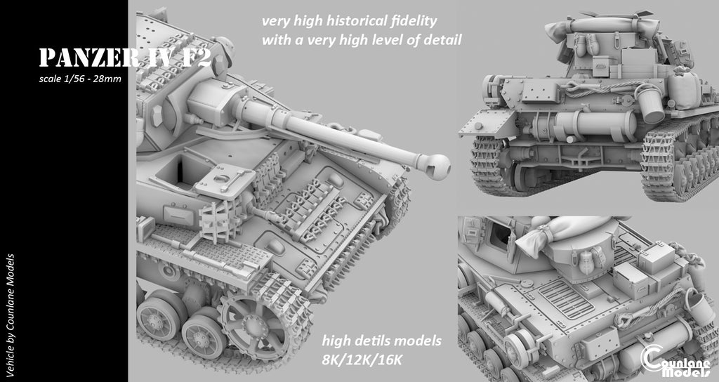 Counlane Panzer IV F2 1942 (Germany, WWII)