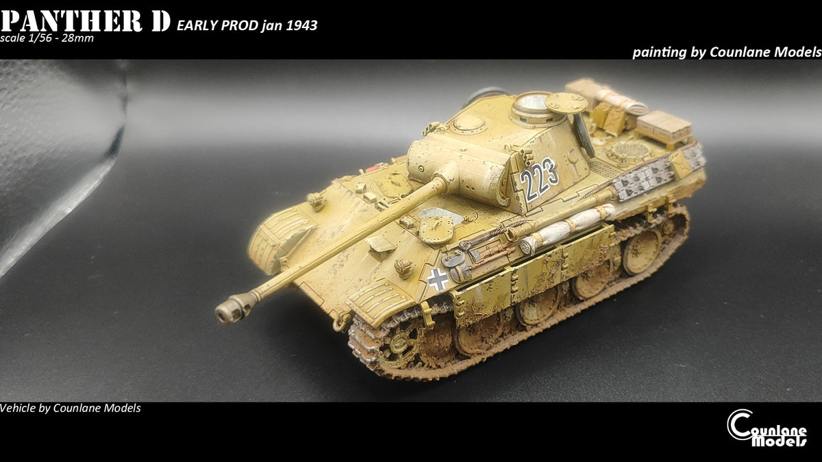 Counlane Panzer V Panther Ausf. D Early Jan. 1943 (Germany, WW2)